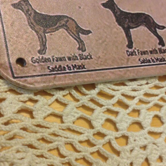 Belgian Malinois Information  thin metal sign, new - Picture 7 of 7